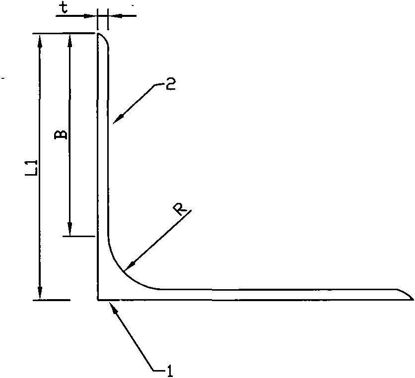 Dual-arc steel section structure design method