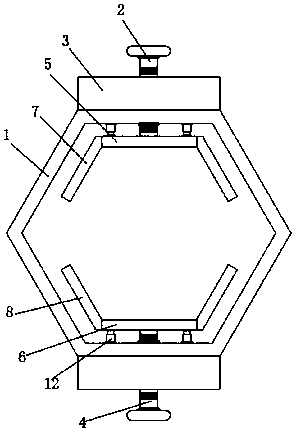 Butt joint suite for mounting longitudinal keels of vegetable greenhouse