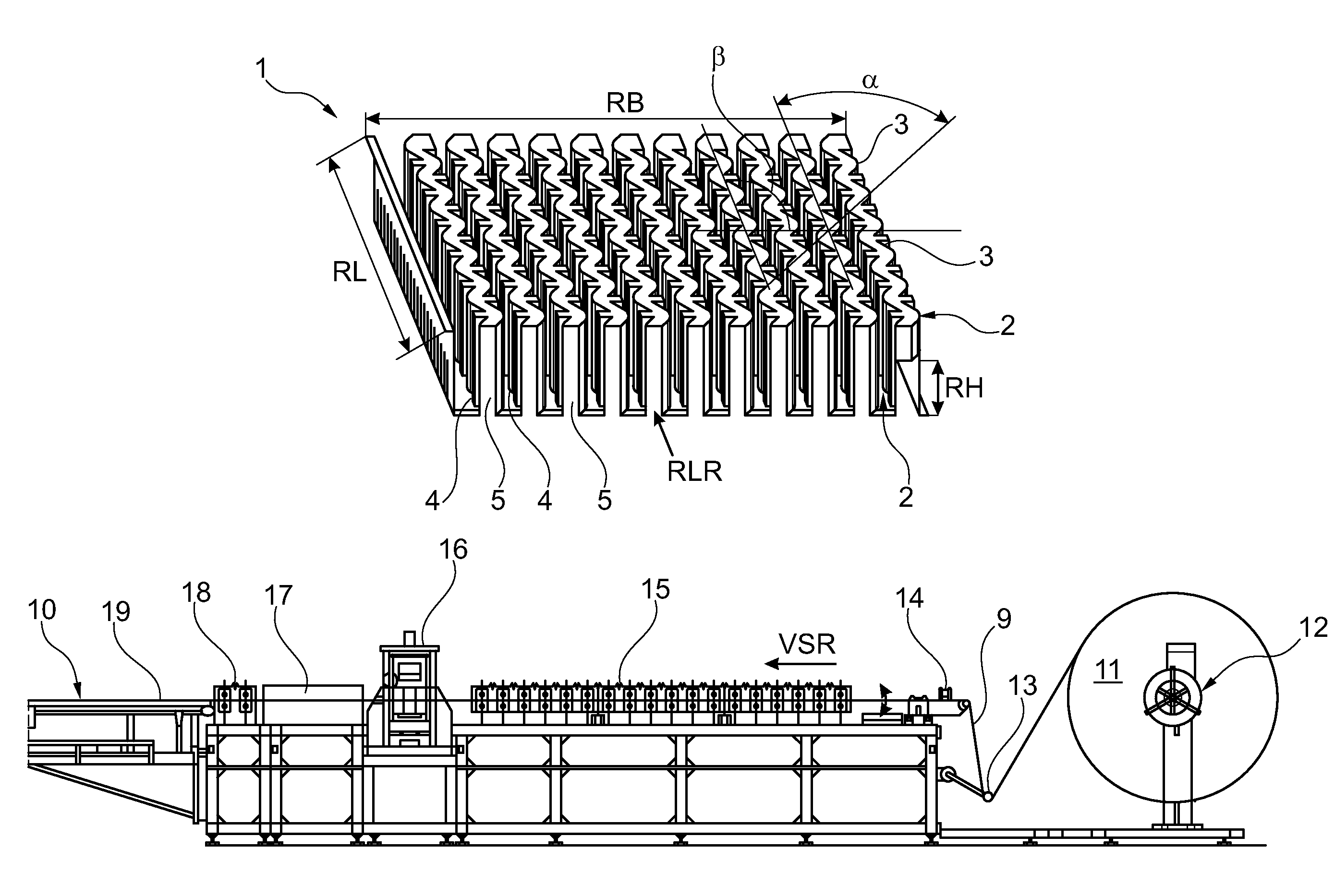 Process for producing a turbulence apparatus