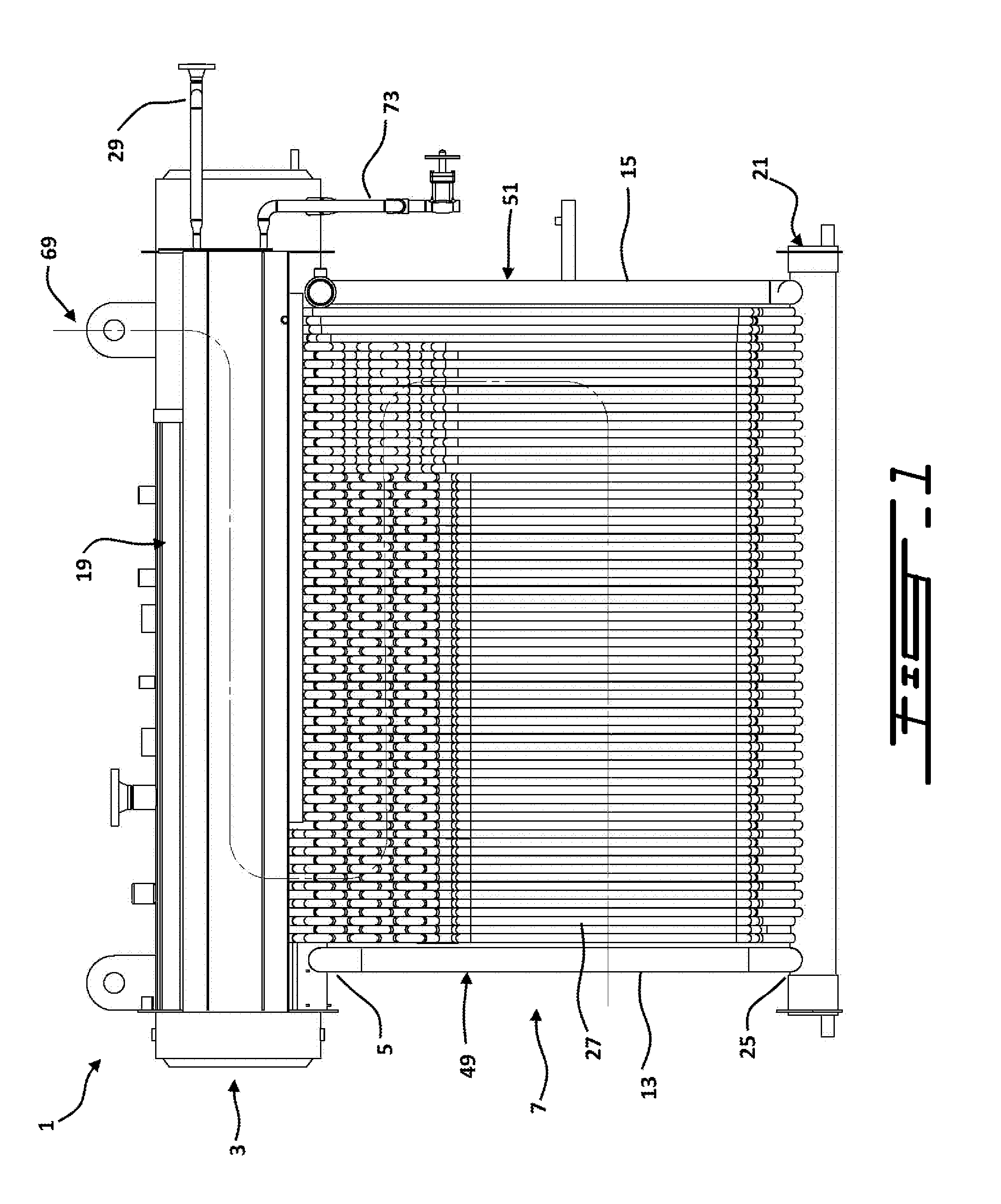 Boiler System Comprising an Integrated Economizer