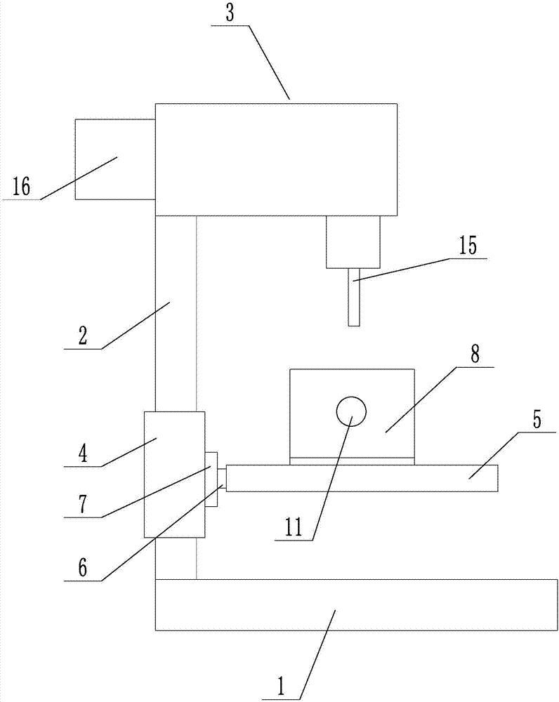 Faucet hole drilling machining equipment