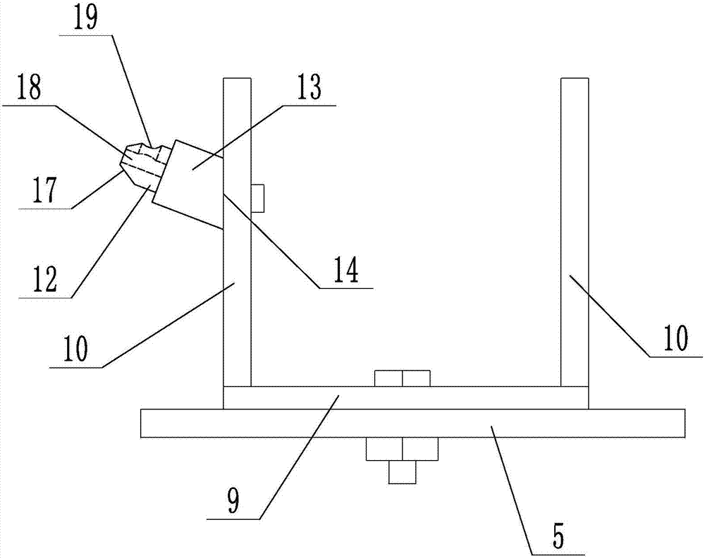 Faucet hole drilling machining equipment