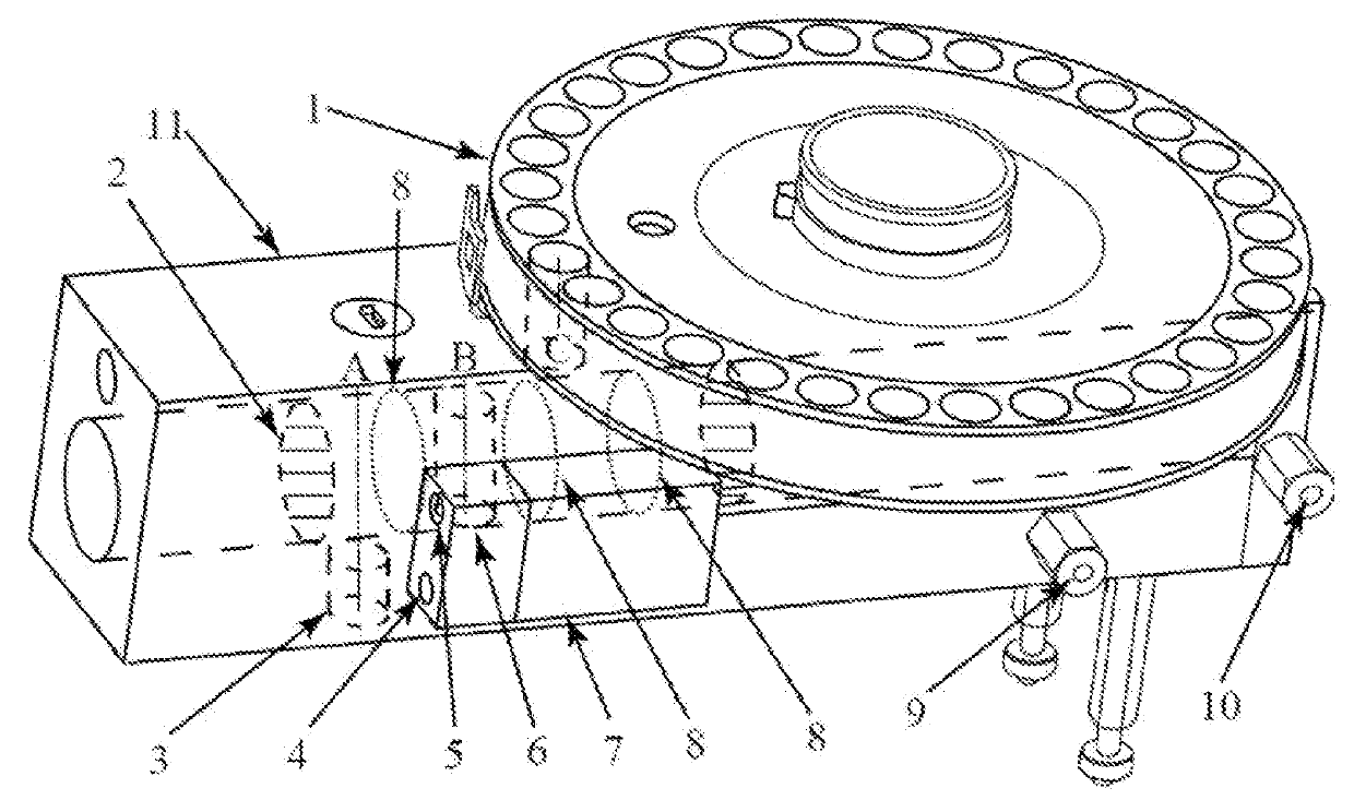 Sample feed device