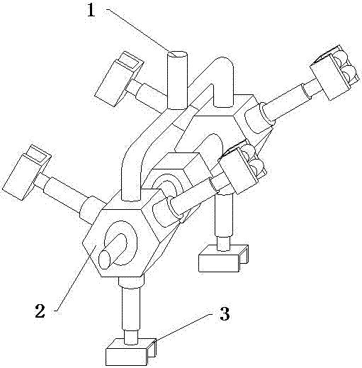 Connecting mechanism based on petroleum pipeline welding joint crack detection positioning