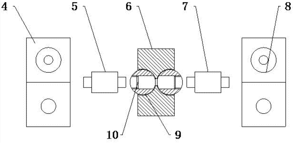 Connecting mechanism based on petroleum pipeline welding joint crack detection positioning