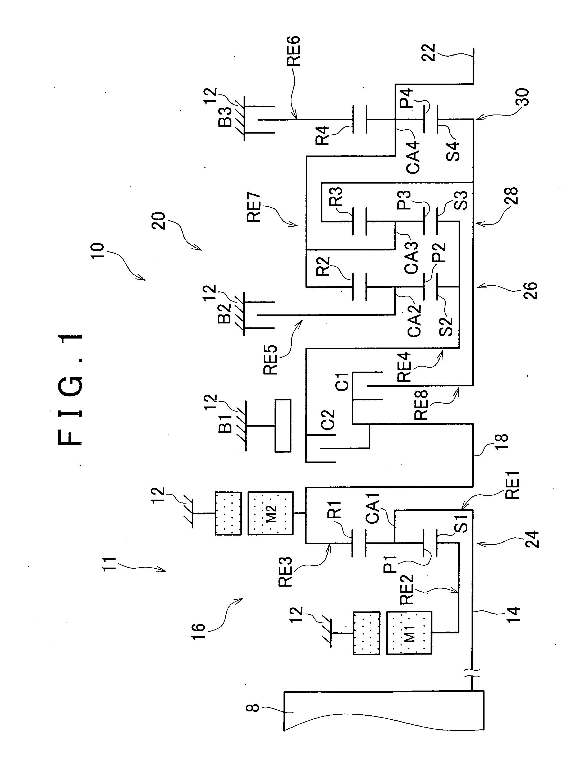 Control device for vehicle power transmission device