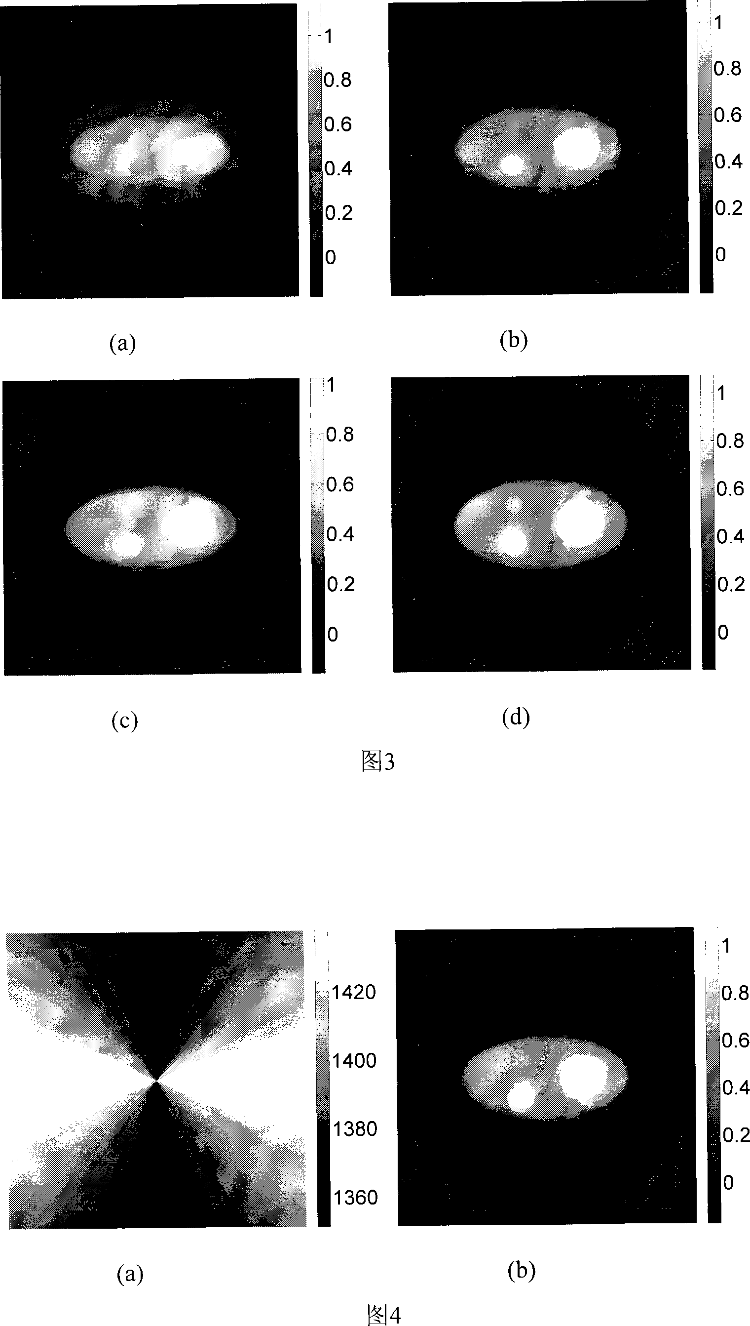 Acoustic velocity inhomogeneous medium thermoacoustic imaging reconstruction algorithm
