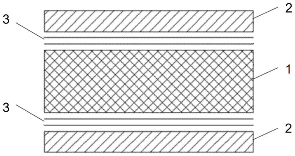 Fiber-plastic profile container bottom plate and preparation method thereof