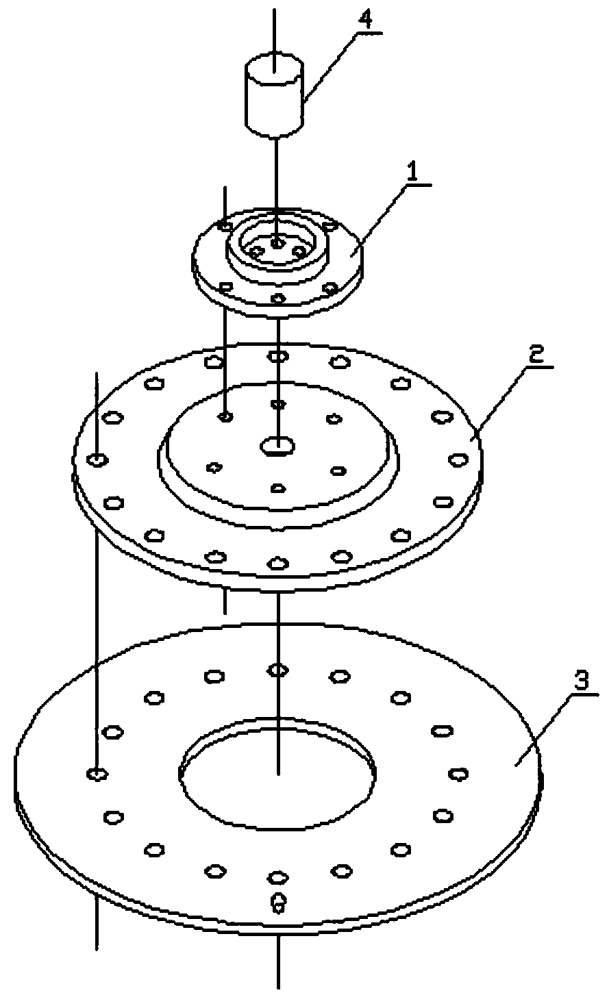 Grinding disk of ground grinding machine driven by motor