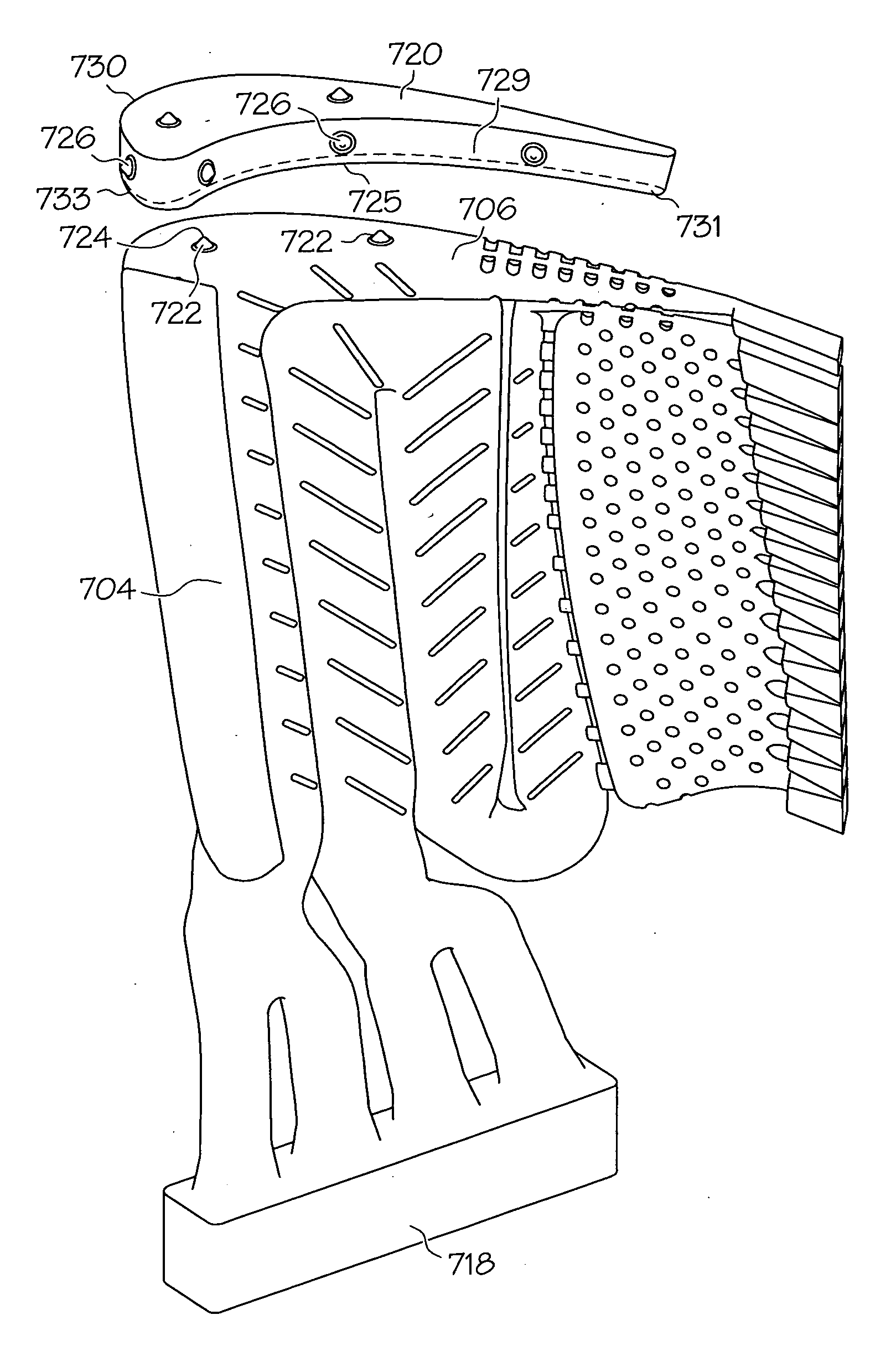 Cooled turbine blade cast tip recess