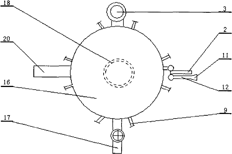 Foam separation-oxygenation integrated equipment