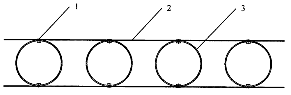 Annular spring elastic cushion and manufacturing method thereof