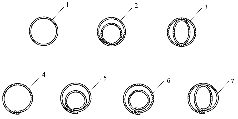 Annular spring elastic cushion and manufacturing method thereof
