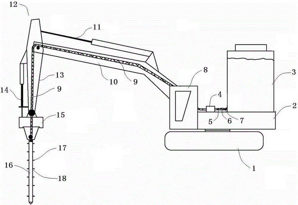 Mobile in-situ quick injection method for contaminated sites