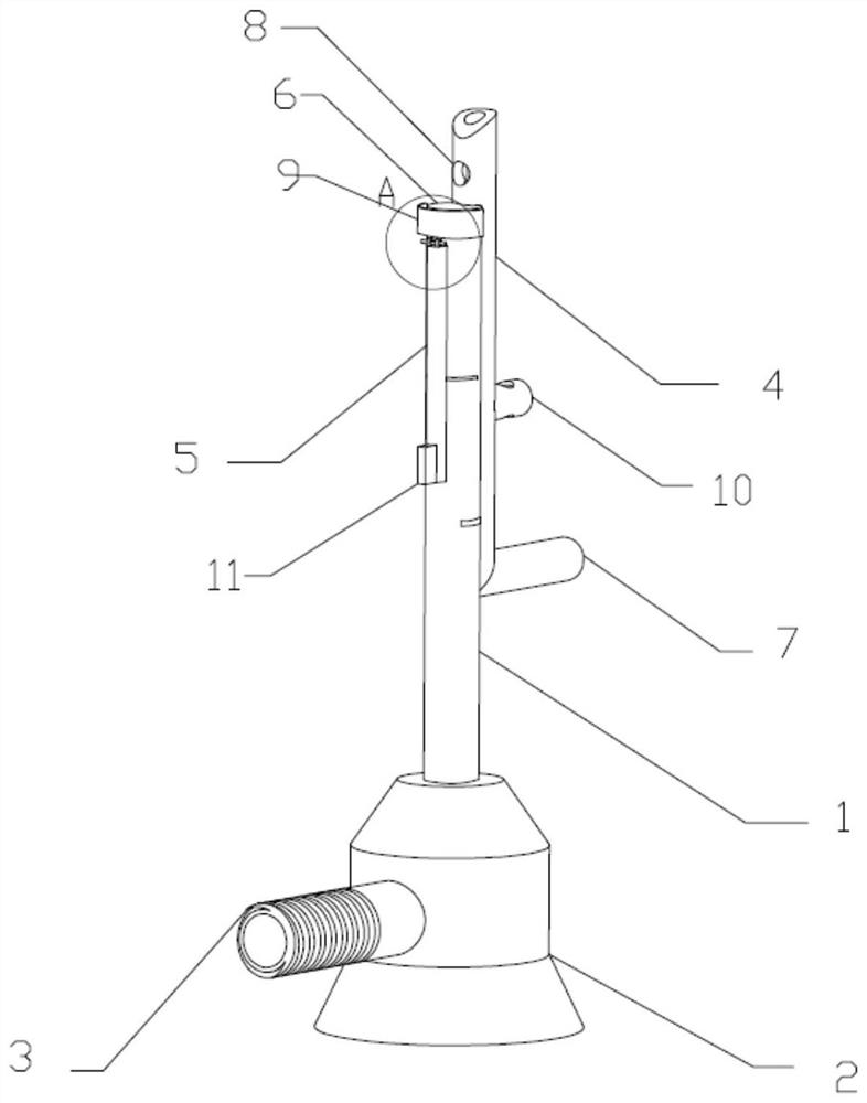 Endoscope body auxiliary device suitable for neuroendoscopic surgery