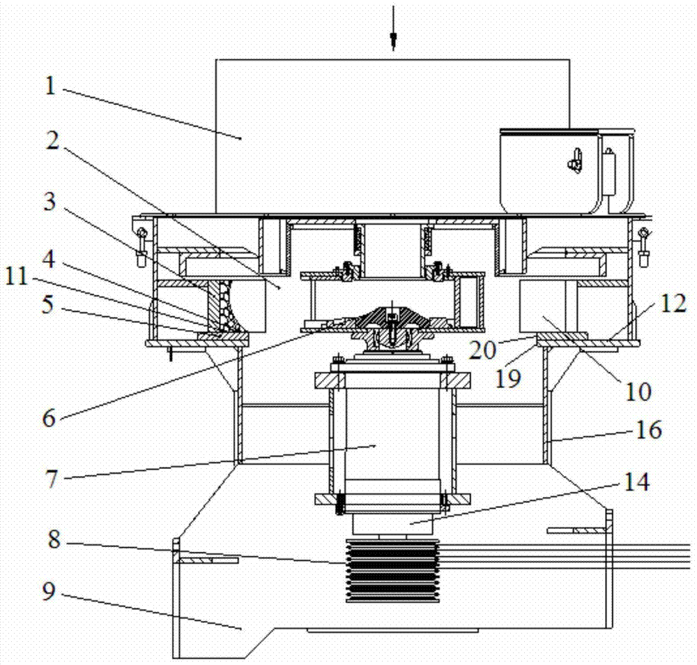 Crusher, anvil device, anvil piece, mineral production line and material crushing method