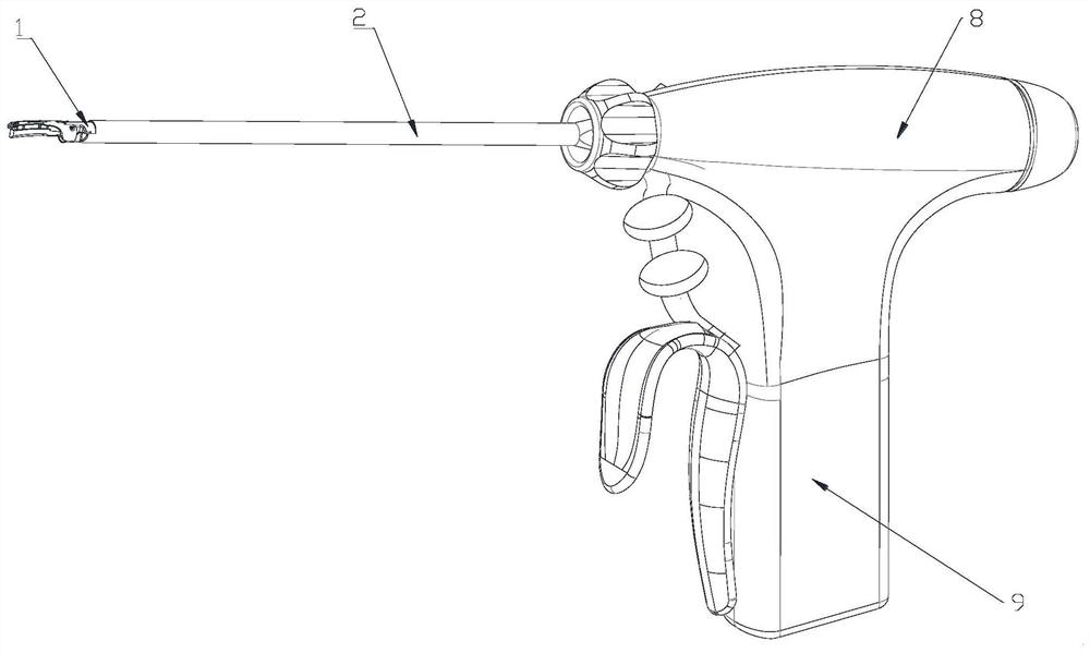 Novel linkage mechanism for handheld ultrasonic cutter