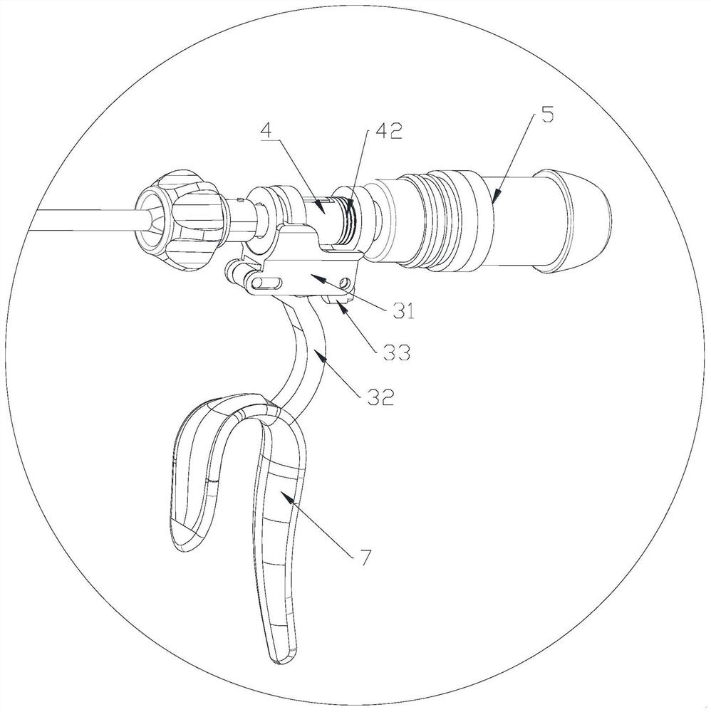 Novel linkage mechanism for handheld ultrasonic cutter
