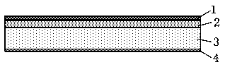 Conveyor belt wear repair treatment structure and repair treatment method