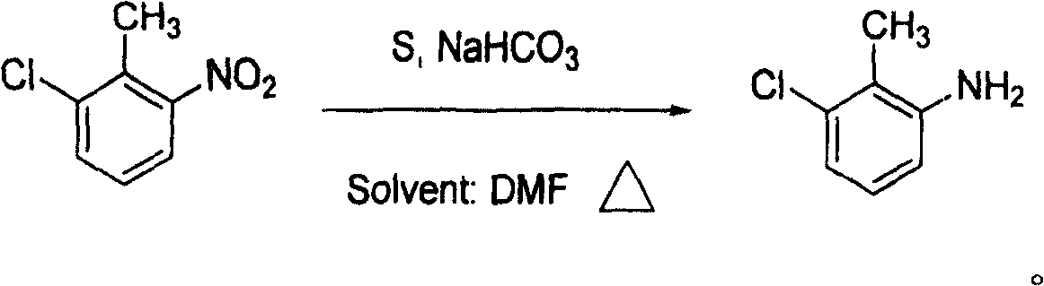 Herbicide intermediate 3-chloro-2-methyl aniline production process