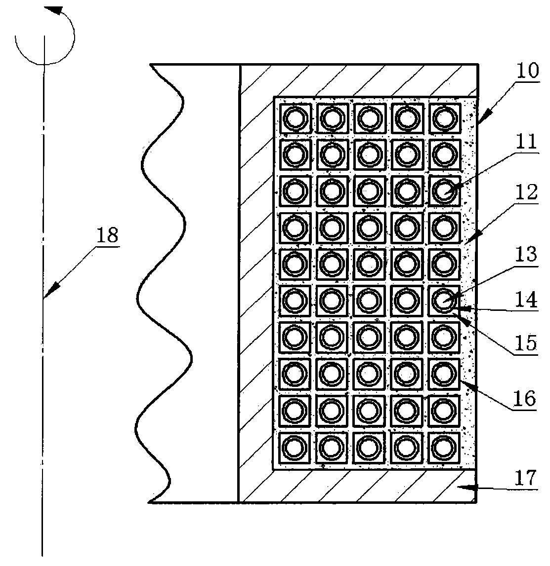 Fiber optic gyro coil wound by square section preformed fibers