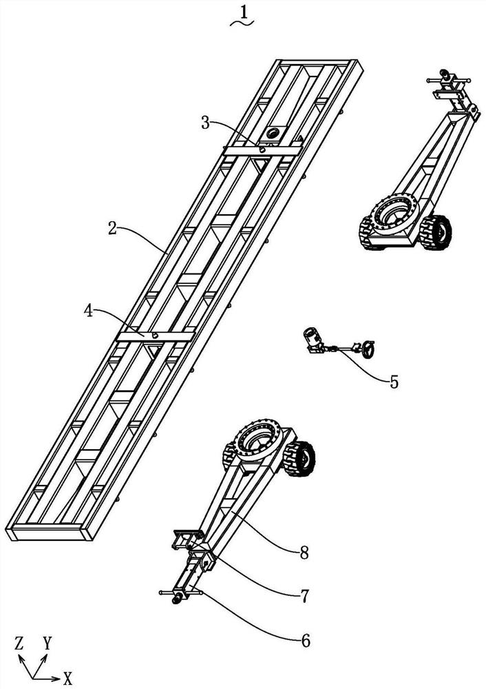 Detection trolley