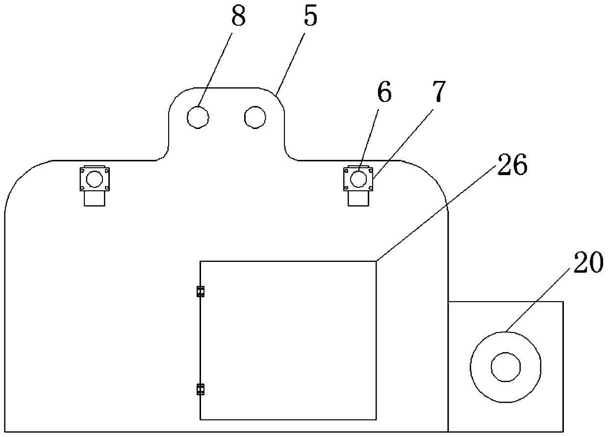 An edge trimming device for non-woven fabric production that is convenient for position adjustment