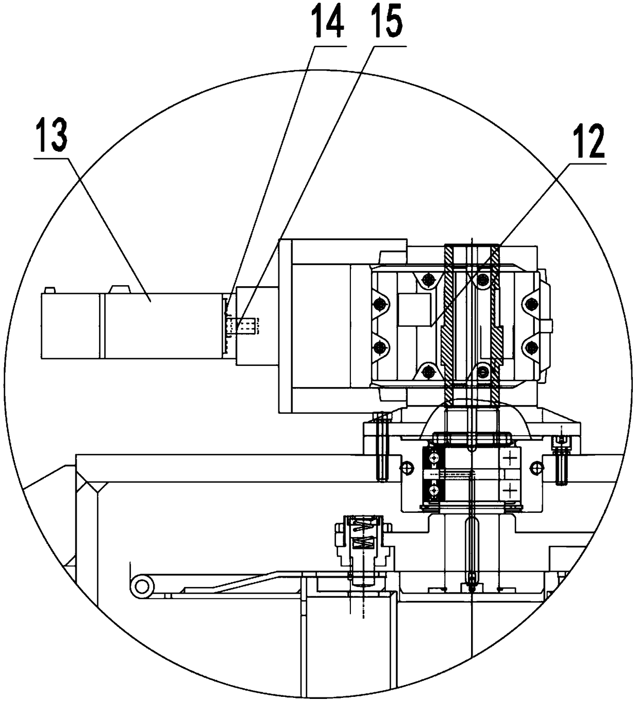 Small tension stranding machine bobbin loader