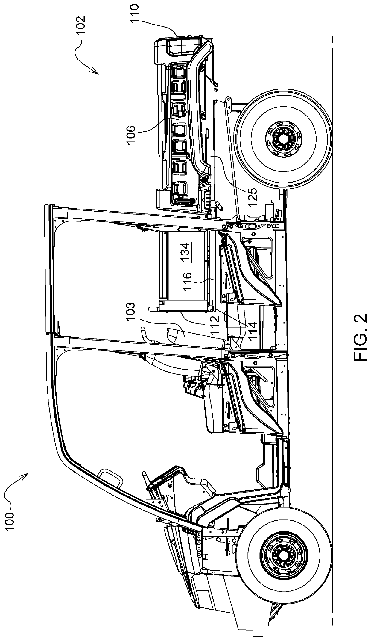 Utility vehicle transformable cargo box