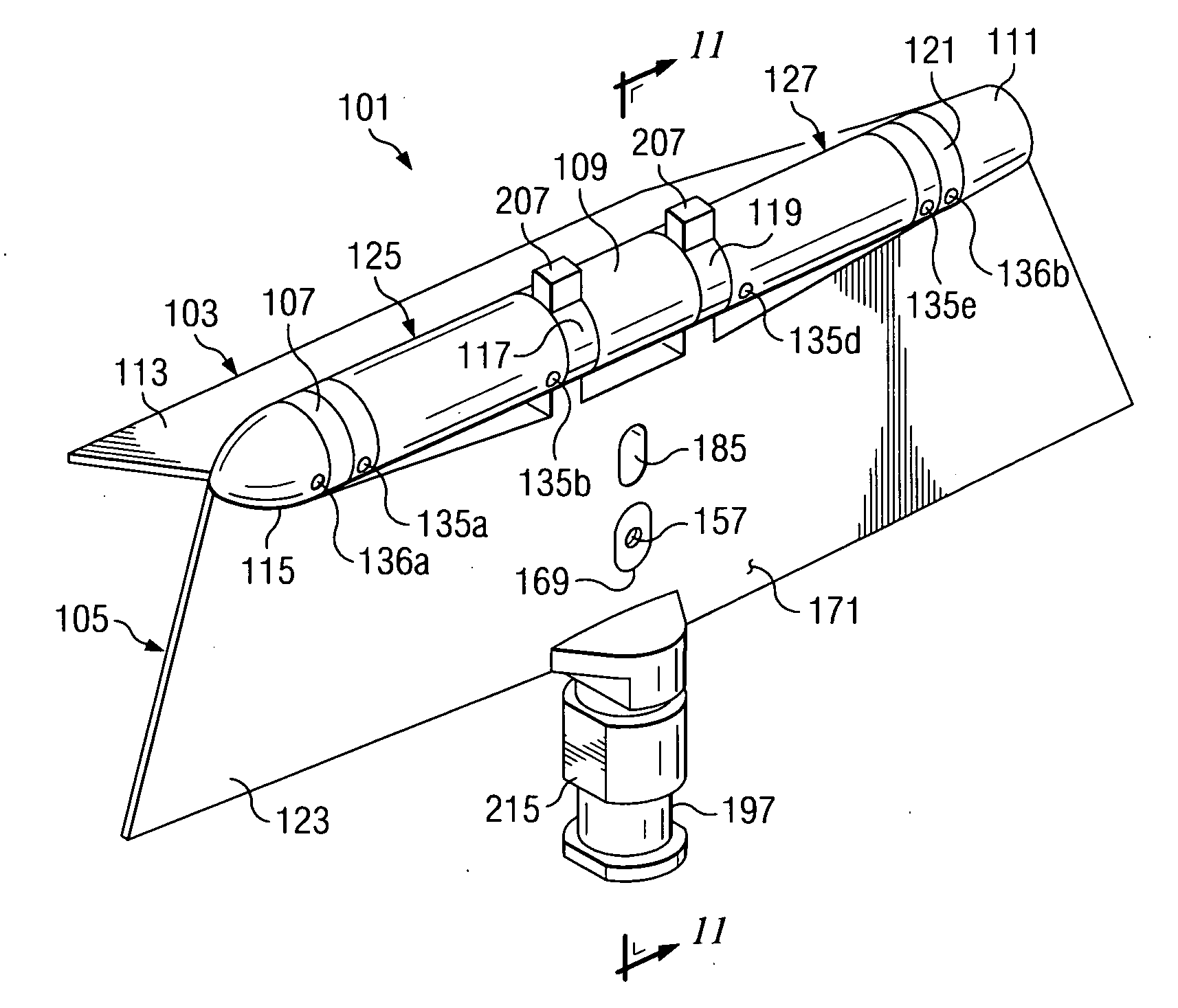 Foldable, lockable control surface and method of using same