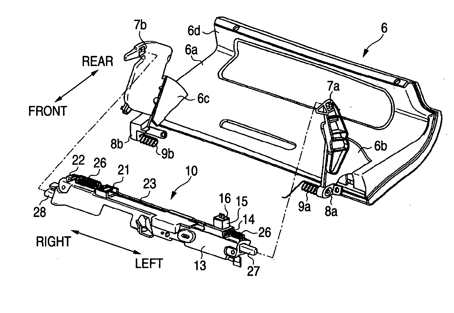 Locking apparatus and glove box