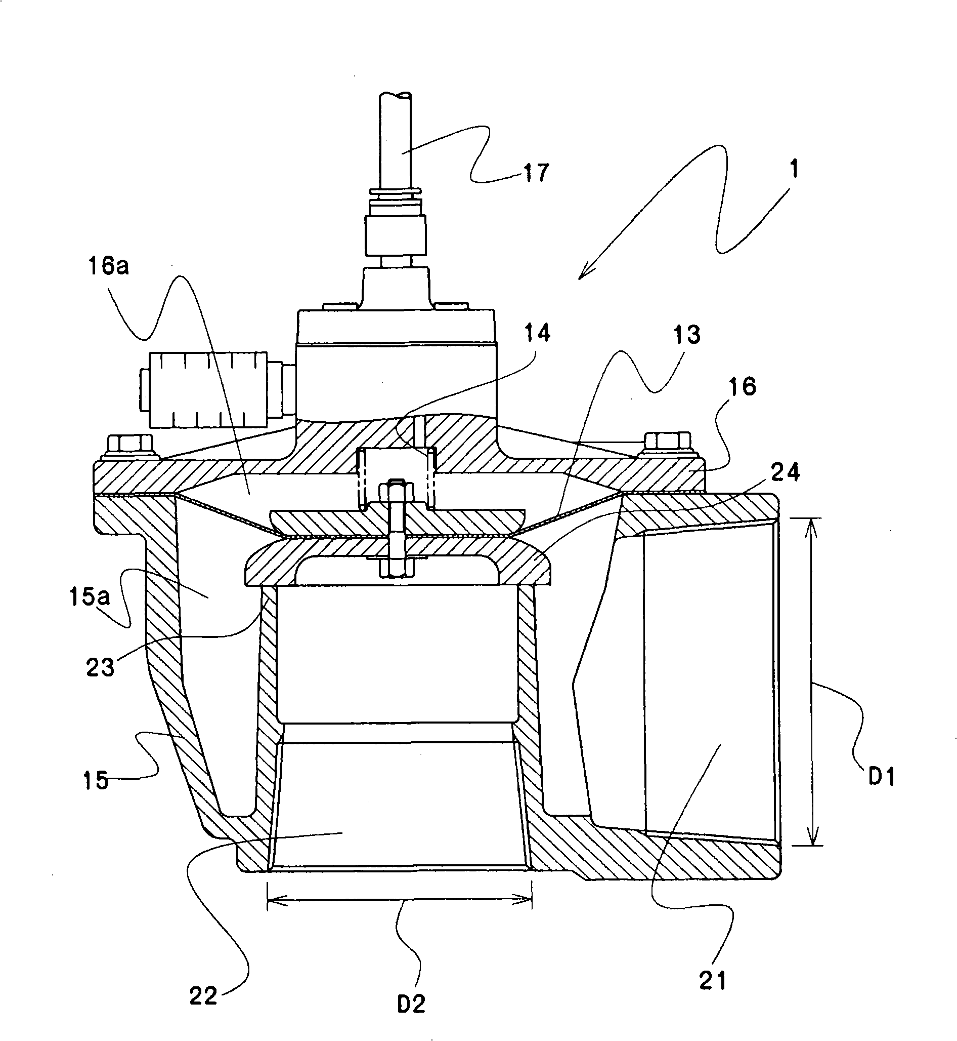 Diaphragm valve