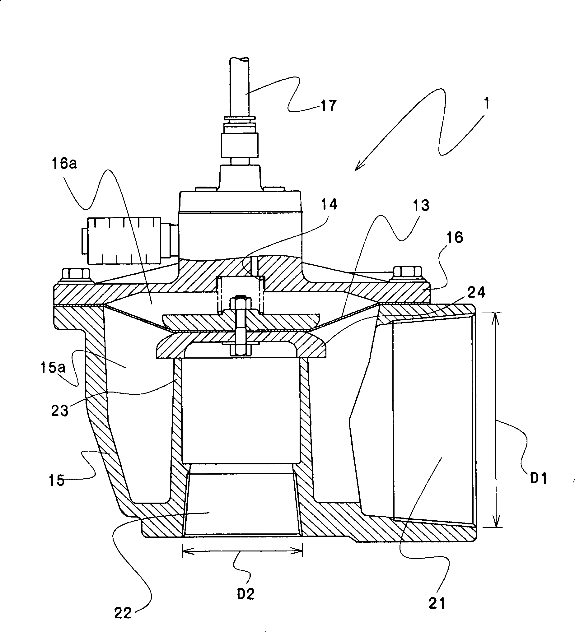 Diaphragm valve