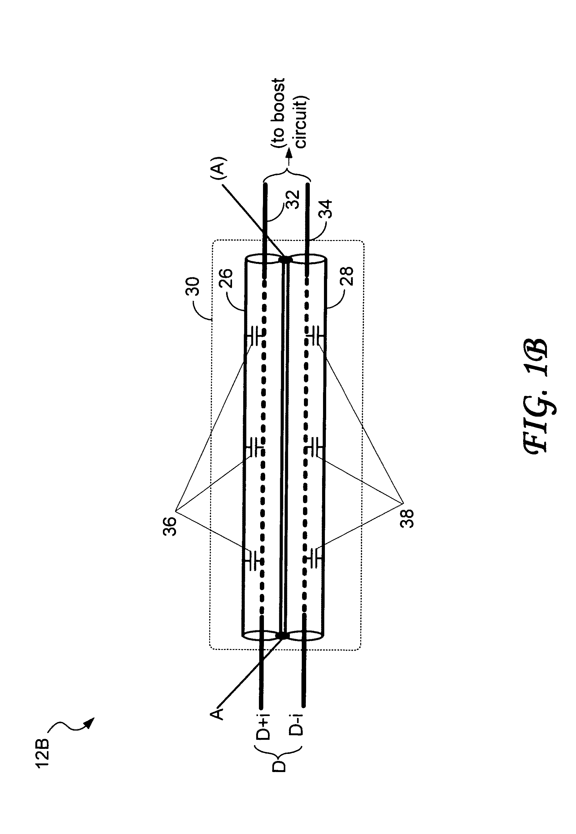 High speed data cable including a boost device for generating a differential signal
