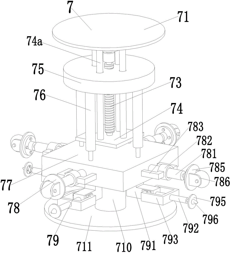 Parallel-connection lifting and locking device for urban sewer decontamination