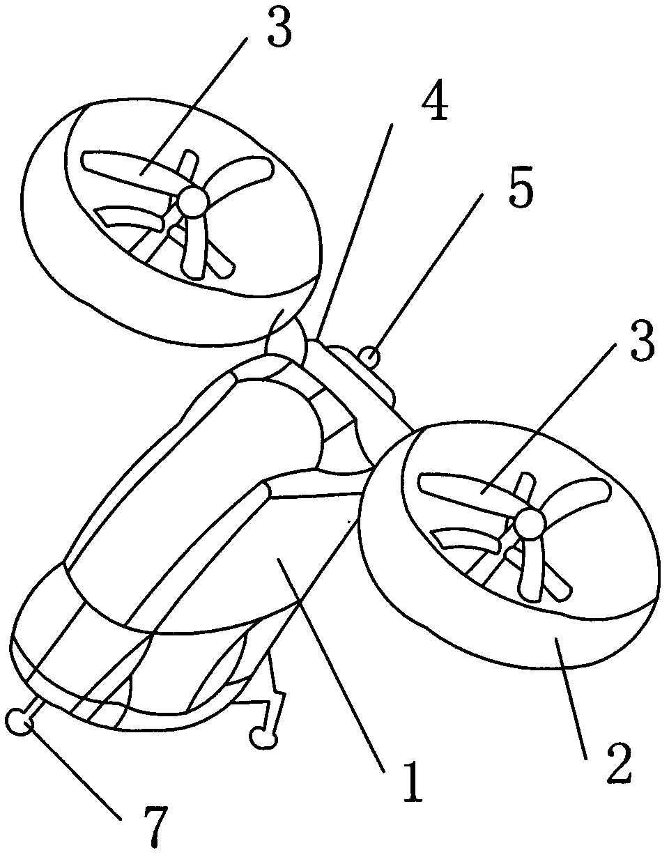 a ducted helicopter