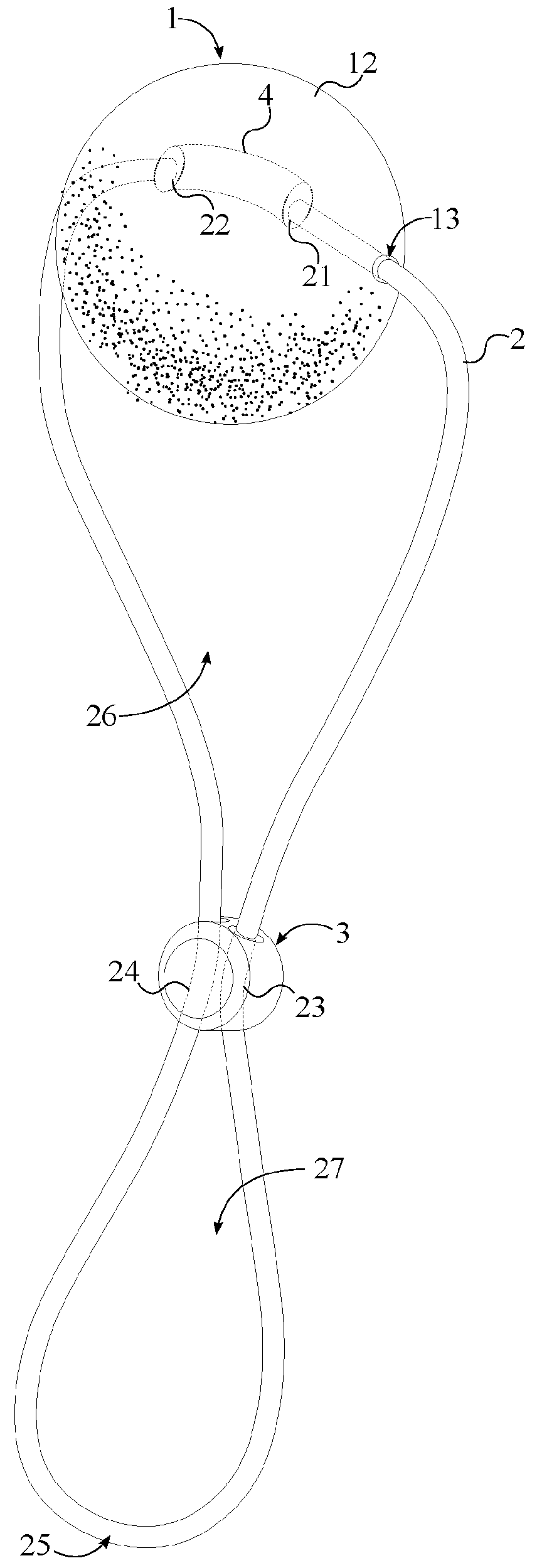 Tethered Physically-Therapeutic Apparatus with an Adjustable Flexible Cord