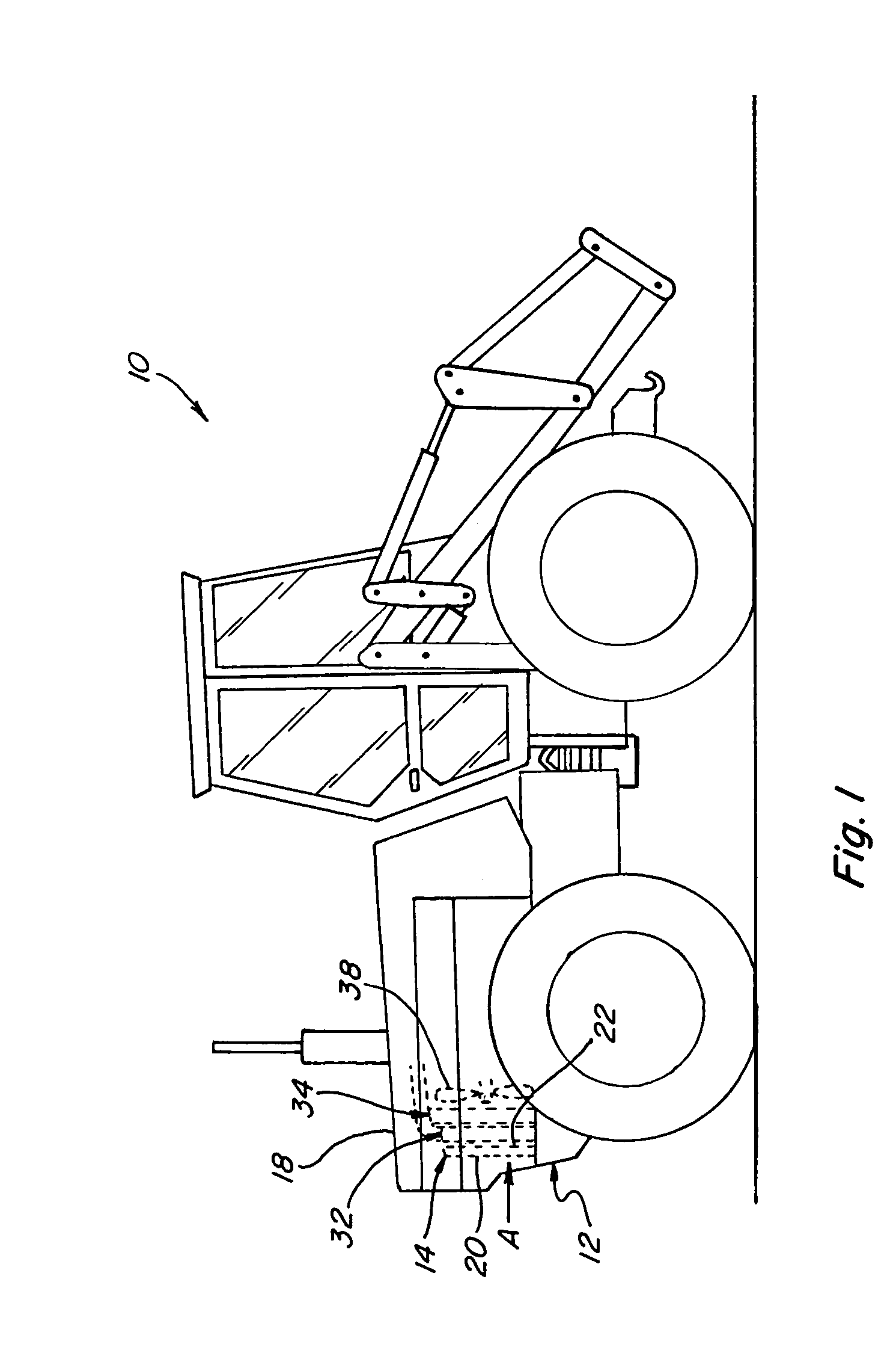 Apparatus for tilting and securing a heat exchanger