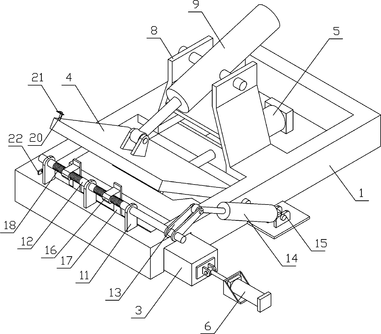 Metal turn-milling scrap packing device