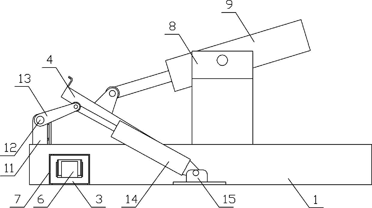 Metal turn-milling scrap packing device