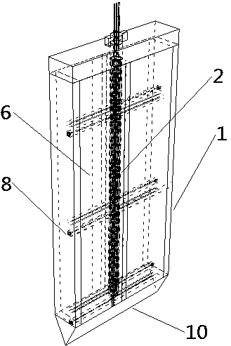 Accumulated snow parameter measurement instrument and using method