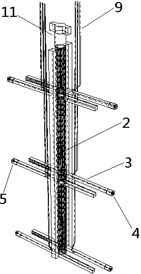 Accumulated snow parameter measurement instrument and using method