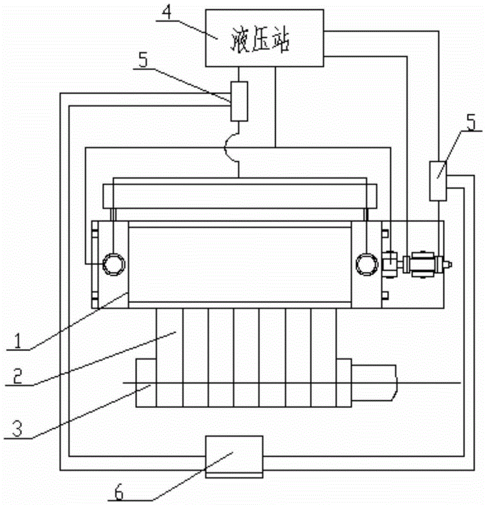 Tension pressing plate structure and intelligent control method thereof