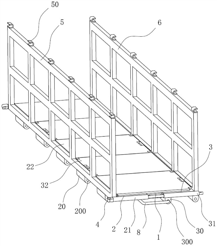 A longitudinal beam placing tool