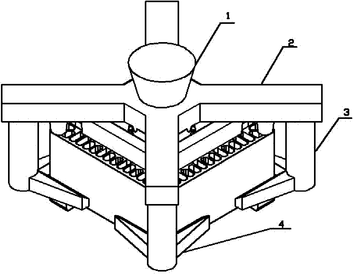 Precision casting molding method for complex thin-walled member