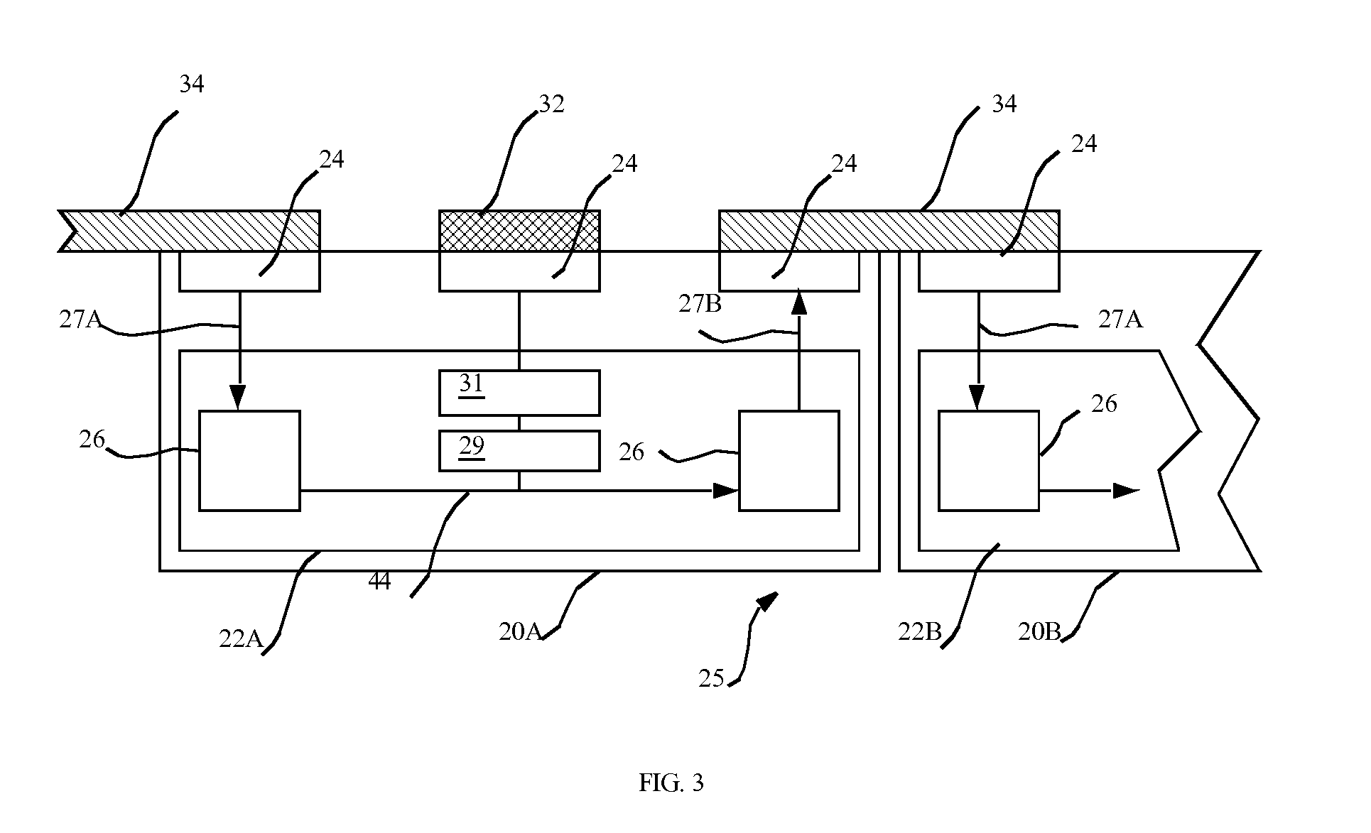 Chiplet display device with serial control
