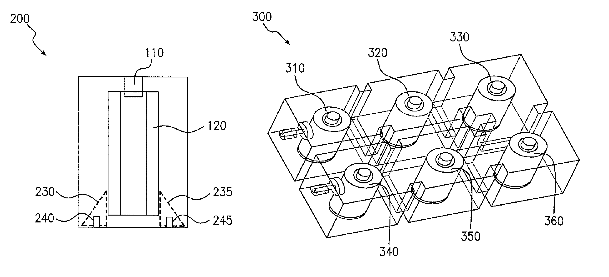 Dielectric combine cavity filter having ceramic resonator rods suspended by polymer wedge mounting structures