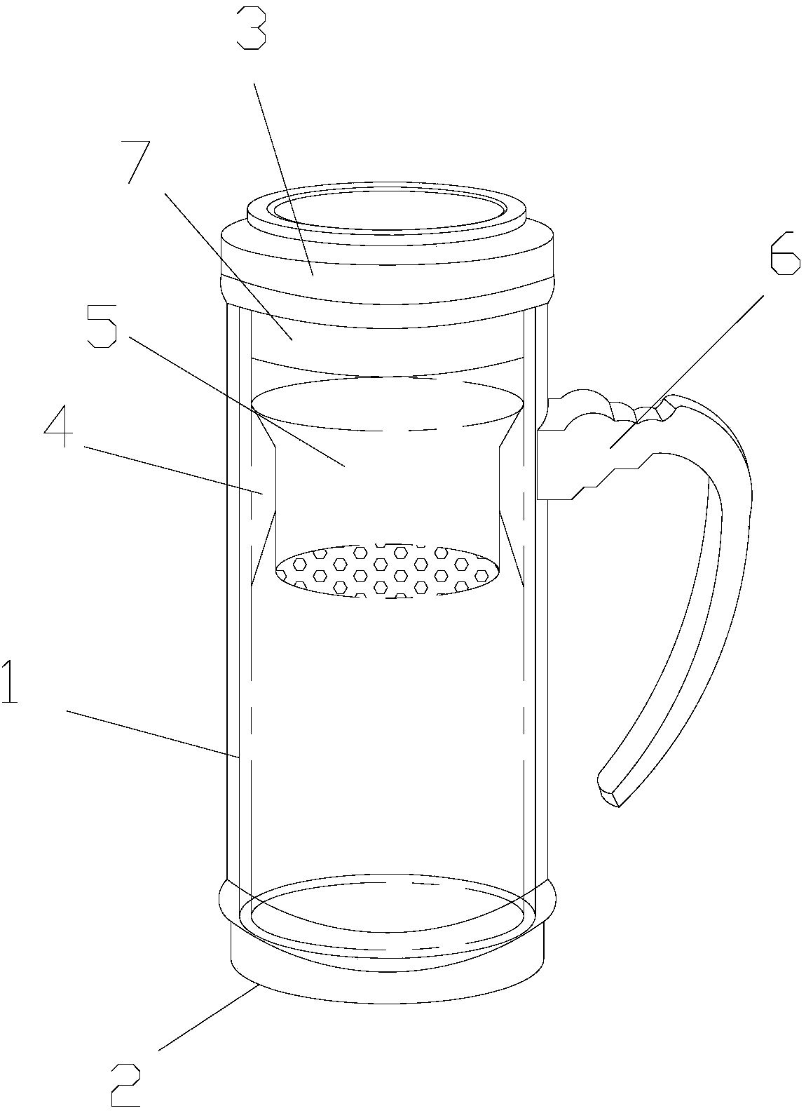 A far-infrared functional cup