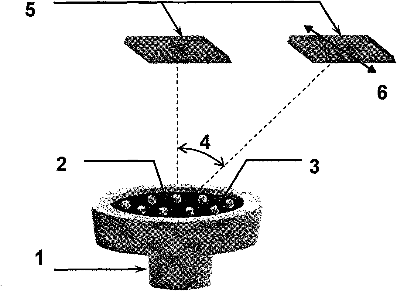 Process for preparing wide-band and wave-absorbing magnetic multilayer membrane