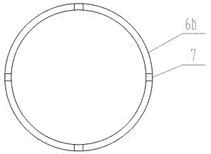 Rotating shaft sealing structure